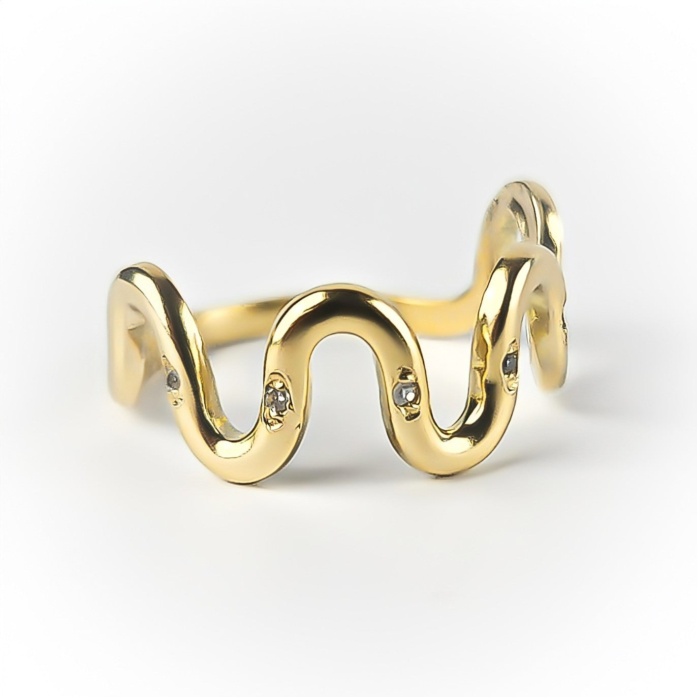 Anel Monix Onda Dourada - 4g