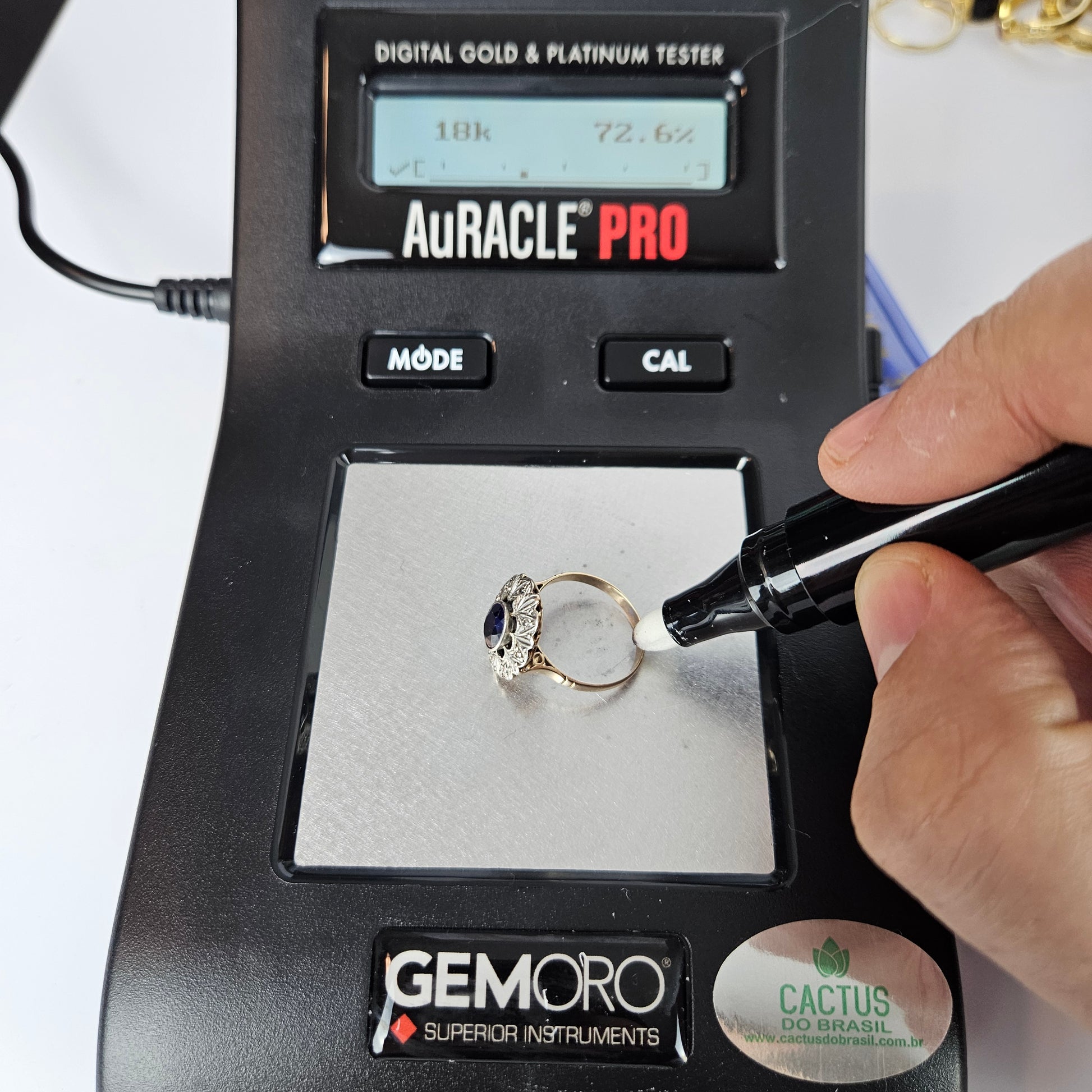 Anel Monix Safira Real