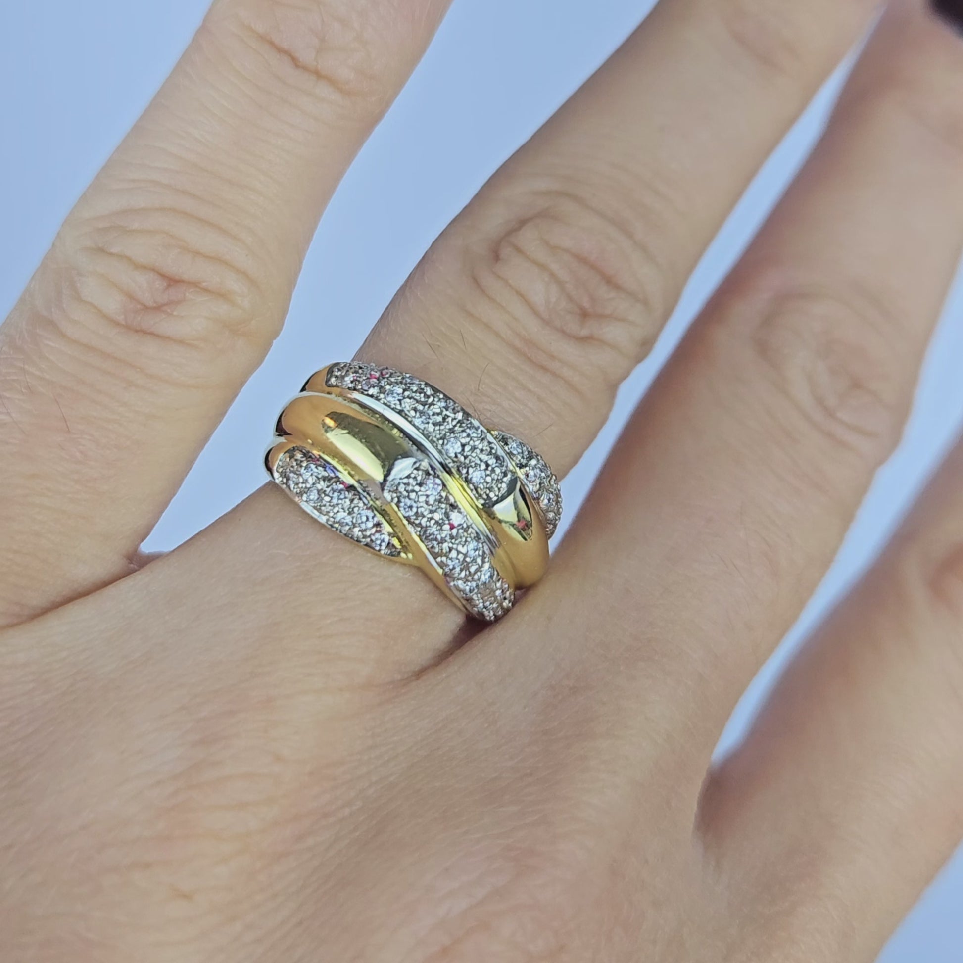 Anel Monix Entrelaços de Luz - 6,5g