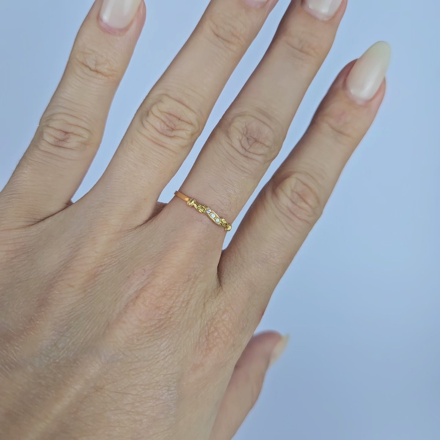 Anel Monix Dorée Fine - 1g