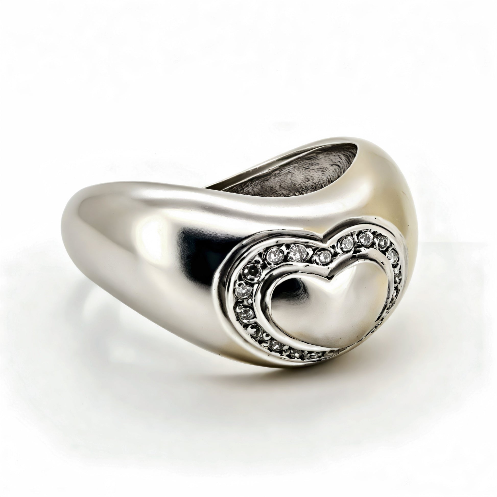 💎 Anel Monix Coração Alvo - 5,8g