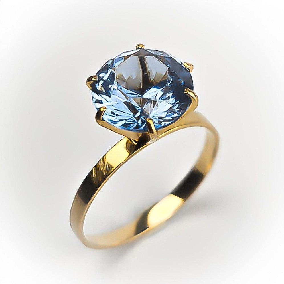Anel Monix Blue Aurora