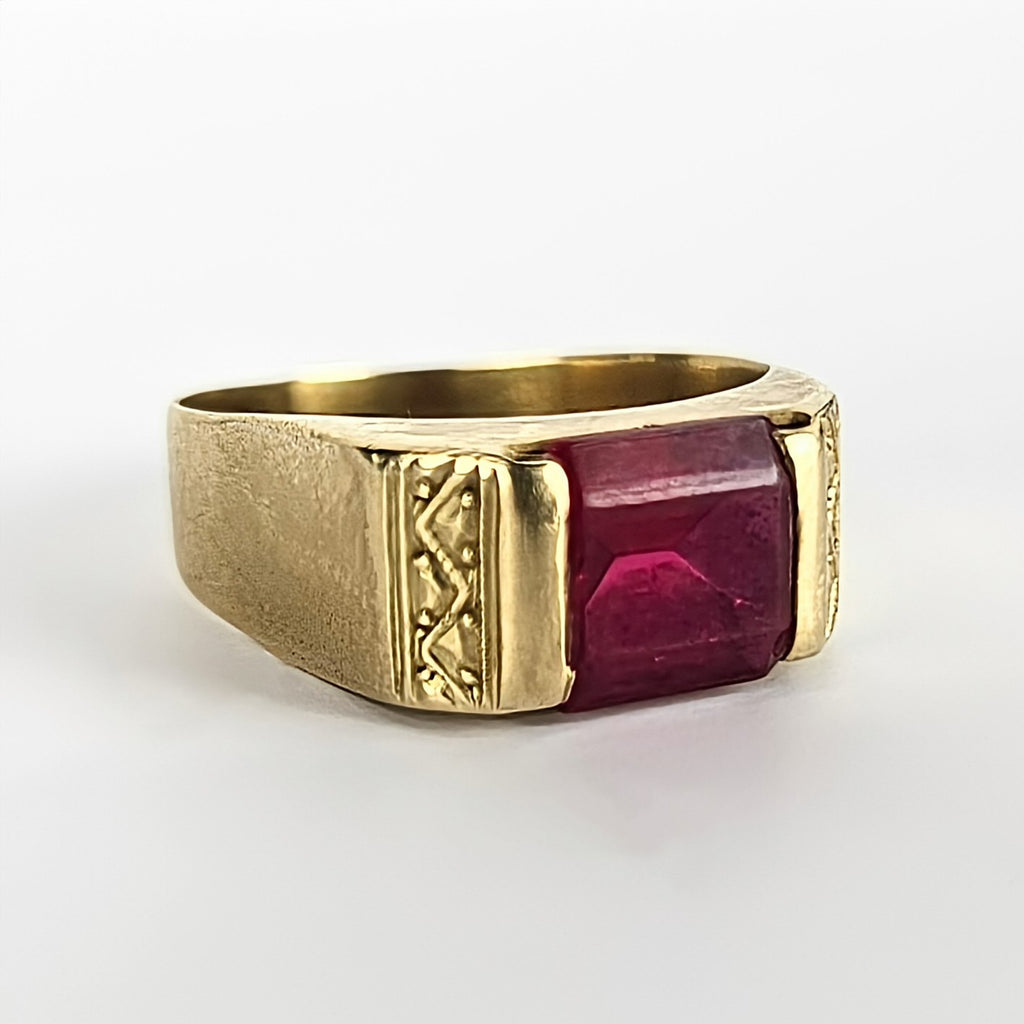 Anel Monix Rubrum Signum