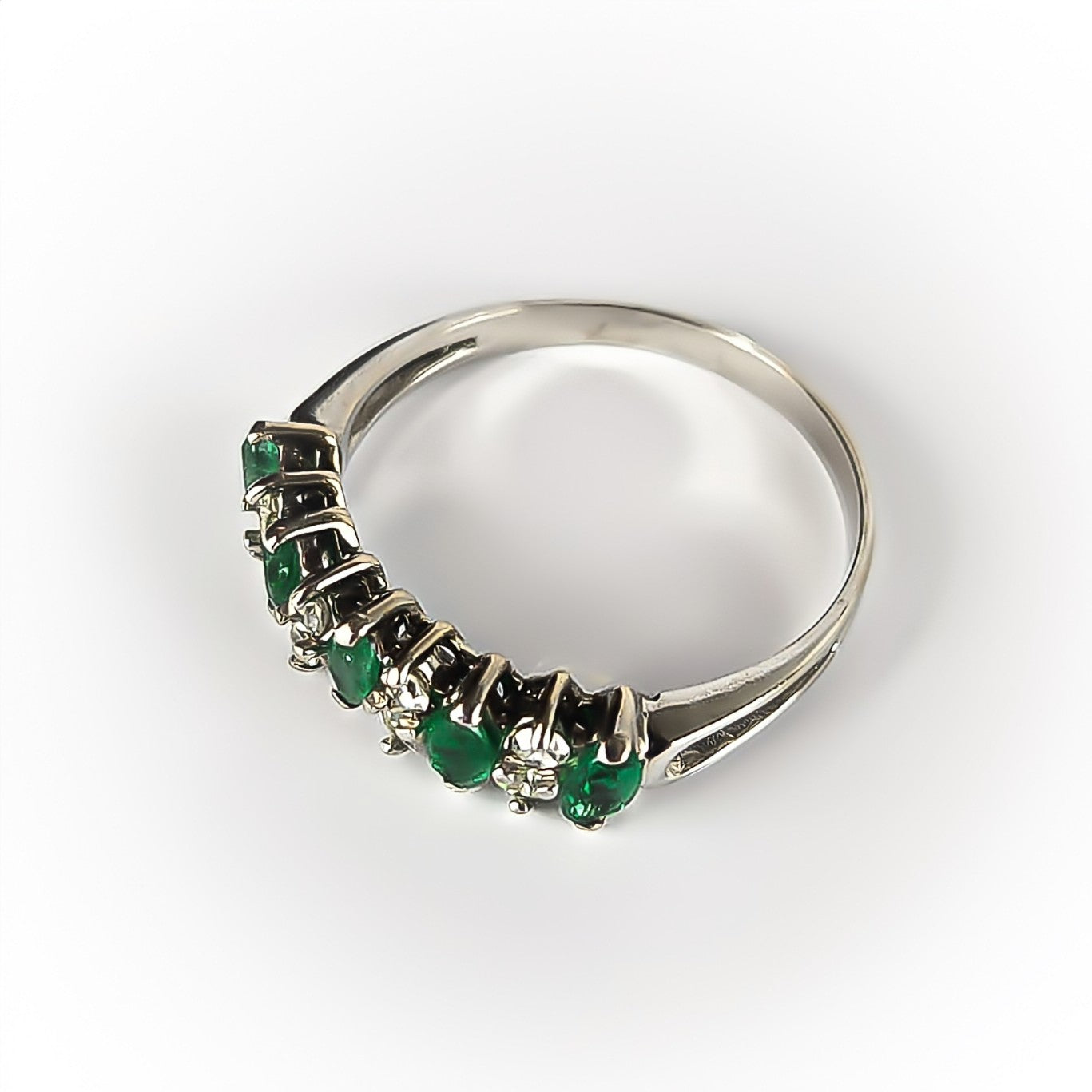 Anel Monix Emerald Grey