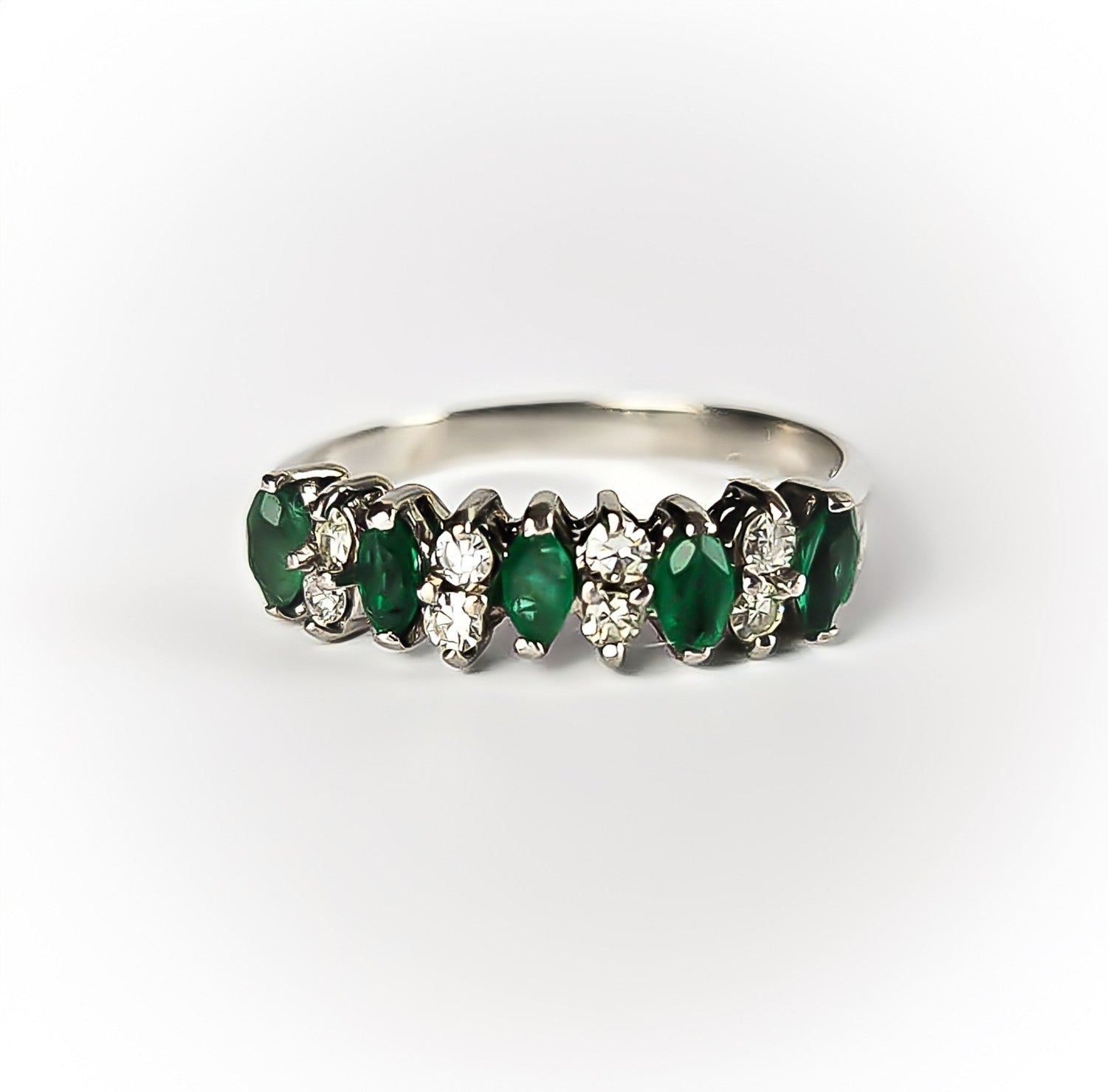 Anel Monix Emerald Grey