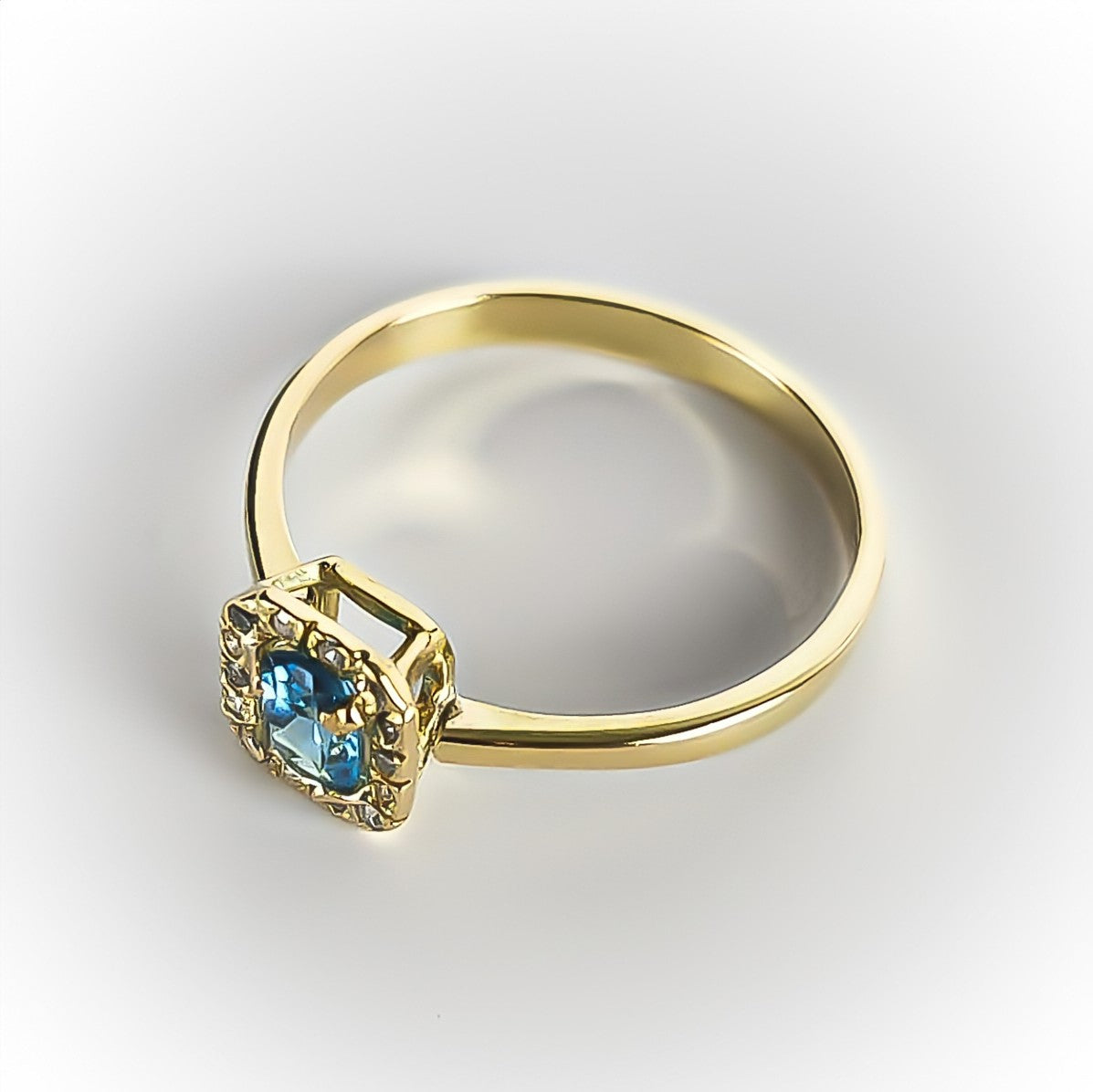 Anel Monix Halo Blue