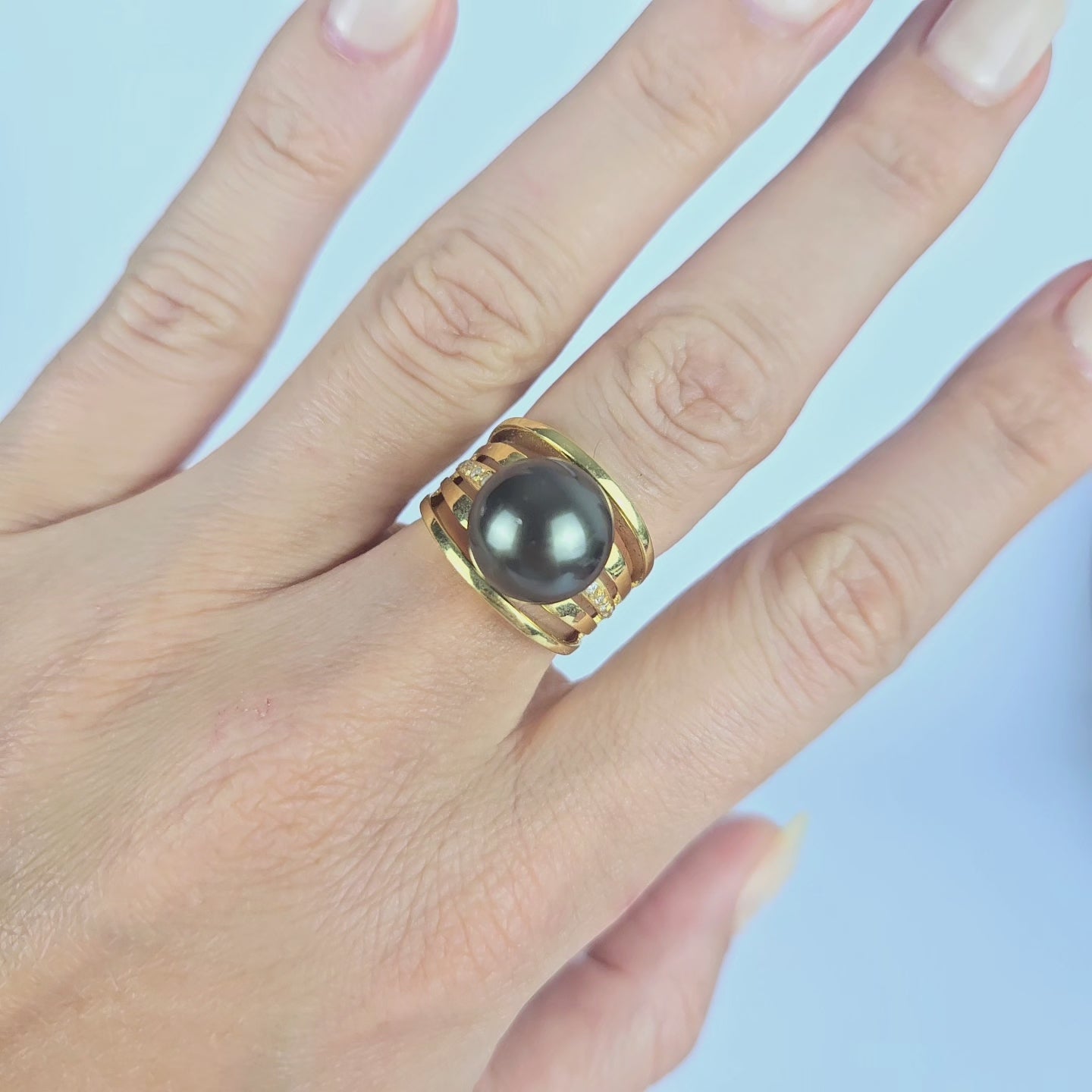 Anel Monix Noire Marée - 9g