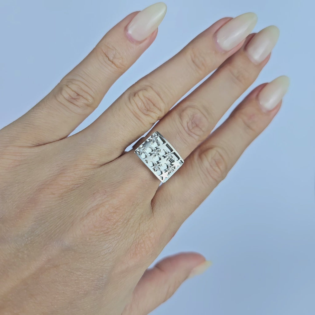 💎 Anel Monix Galaxy - 5,7g