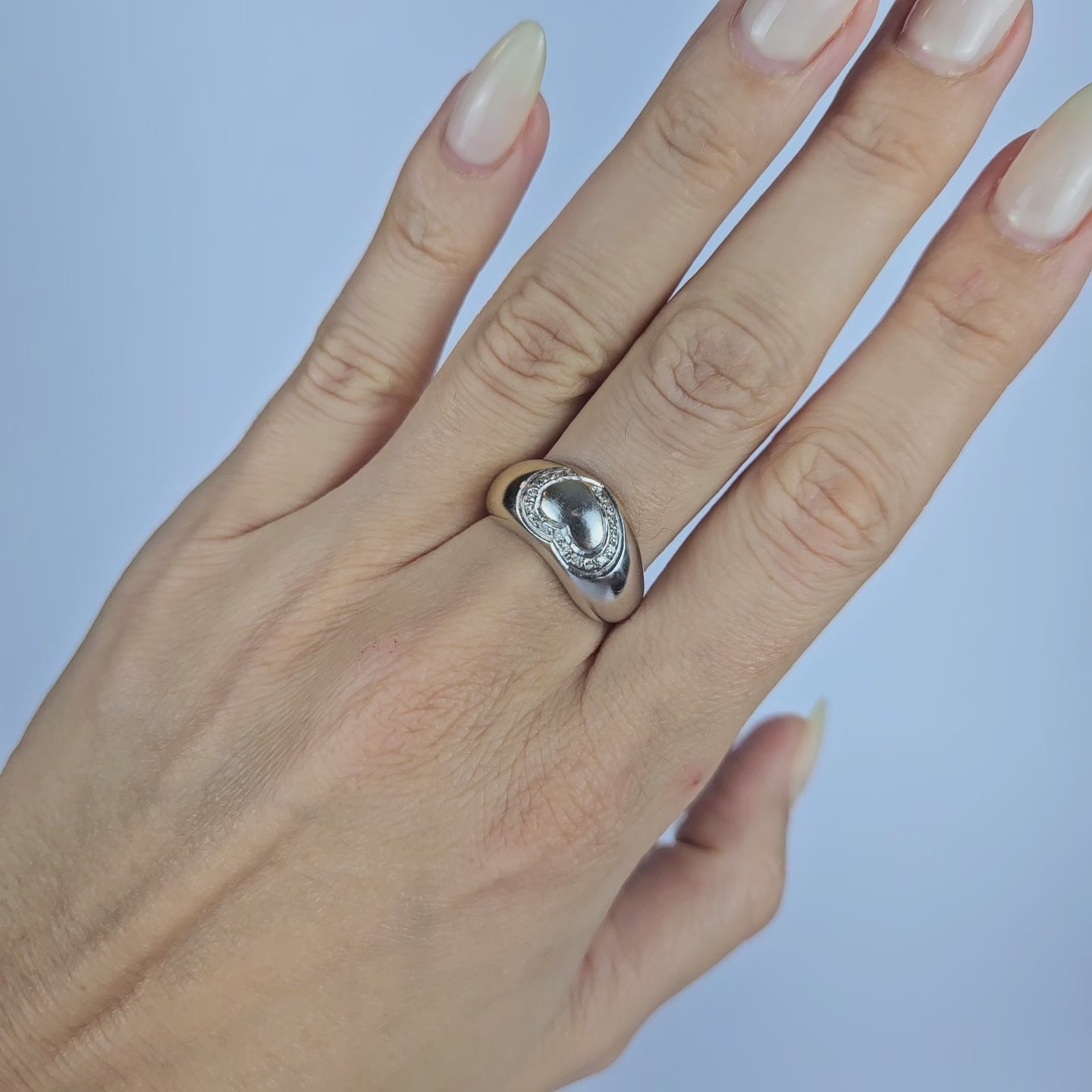 💎 Anel Monix Coração Alvo - 5,8g