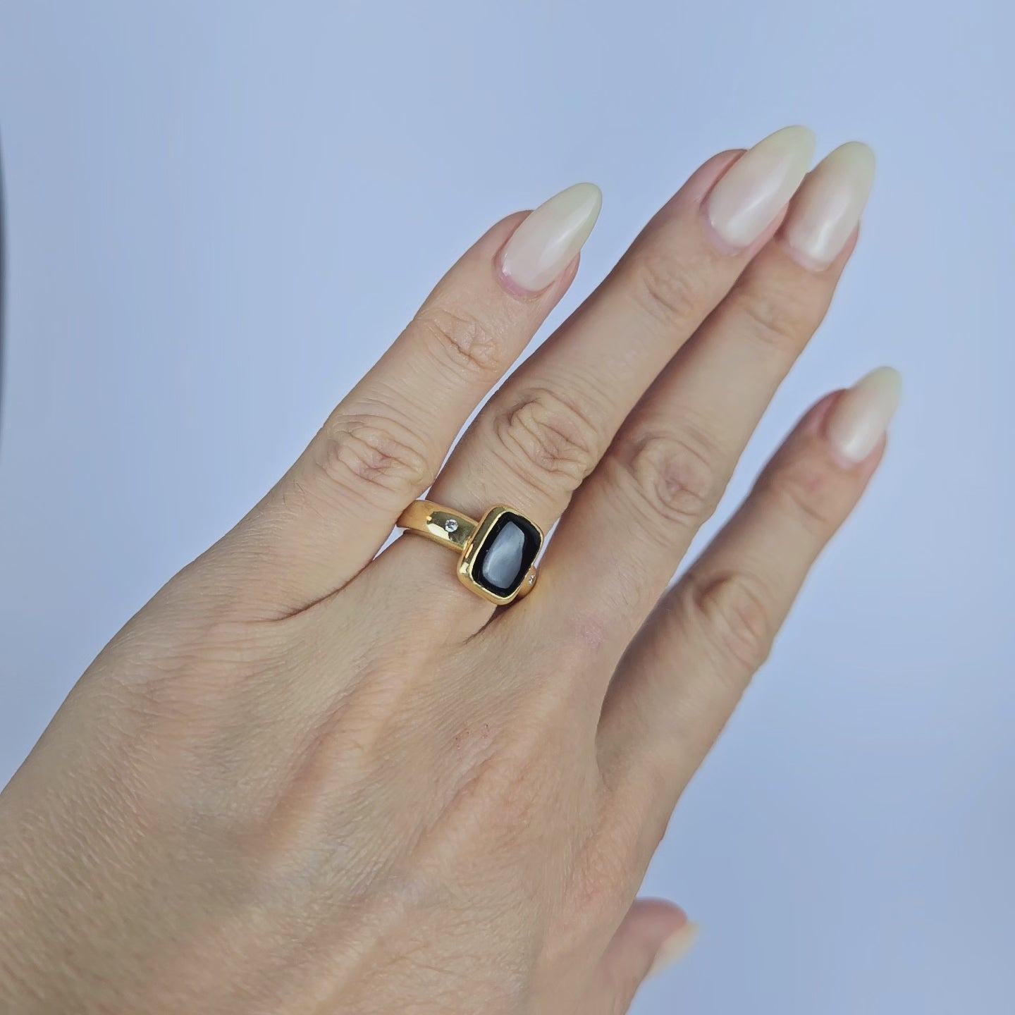 💎 Anel Monix Noire Éclat - 9,5g