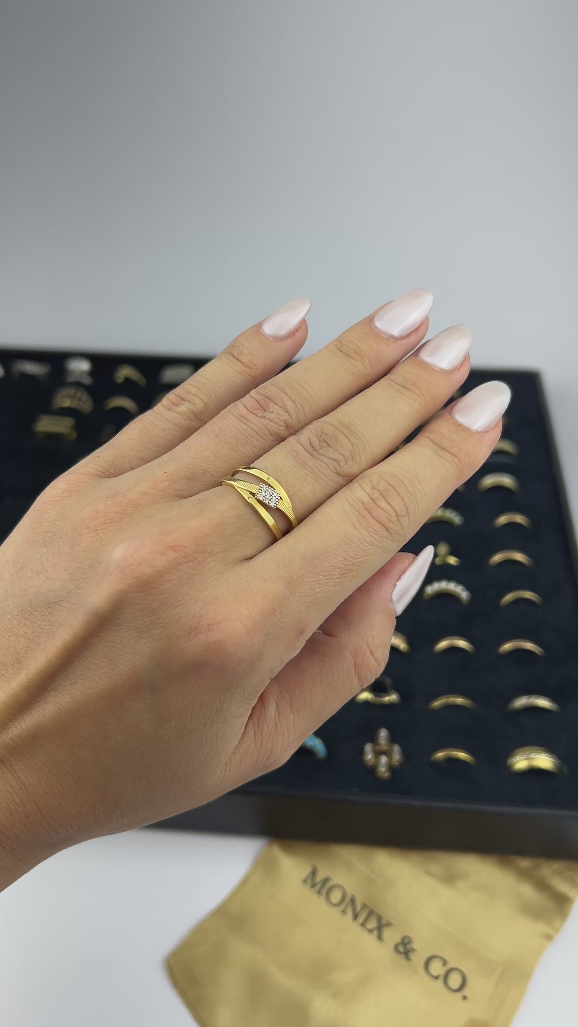 Anel Monix Éclat Courbé