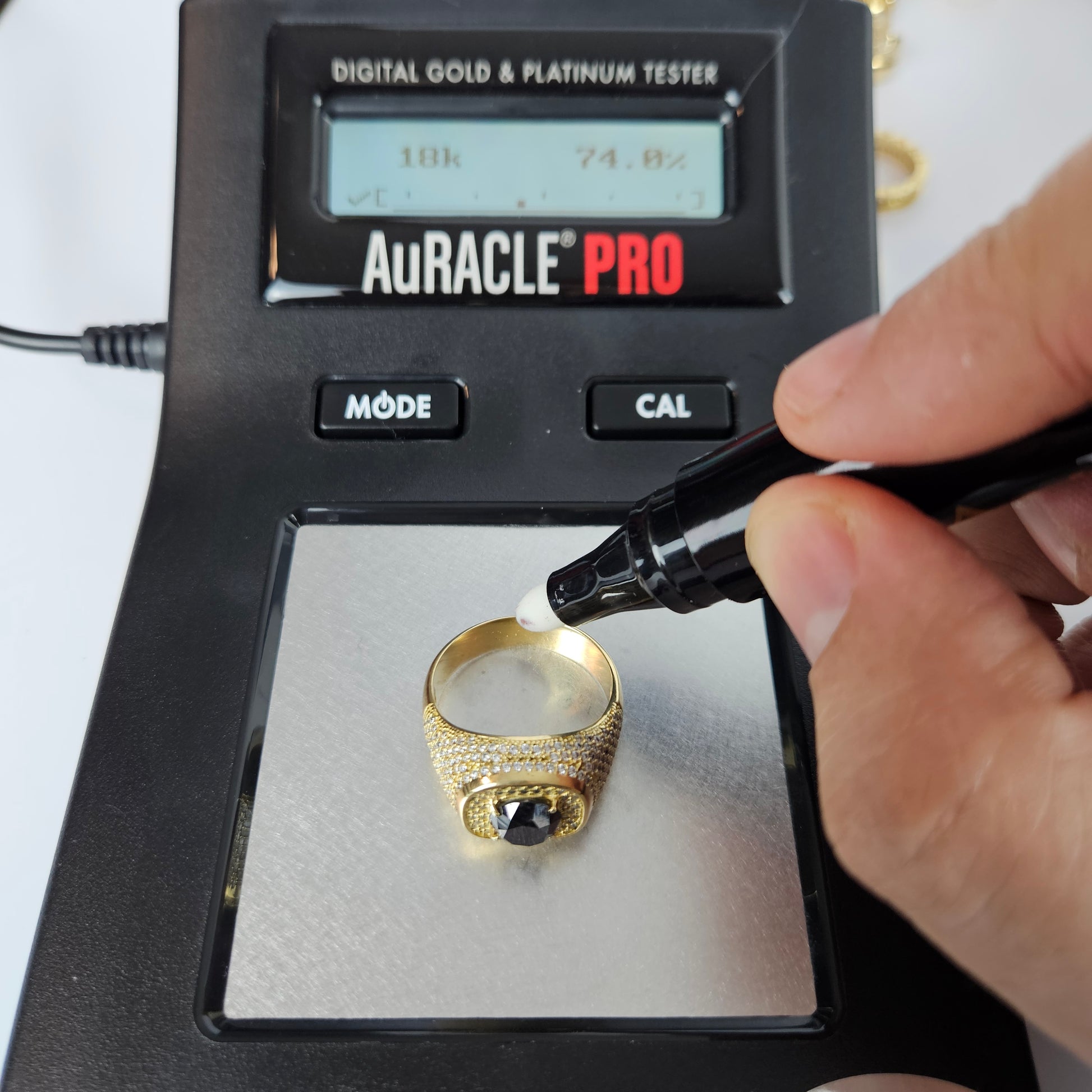 Anel Monix Nero Pavé