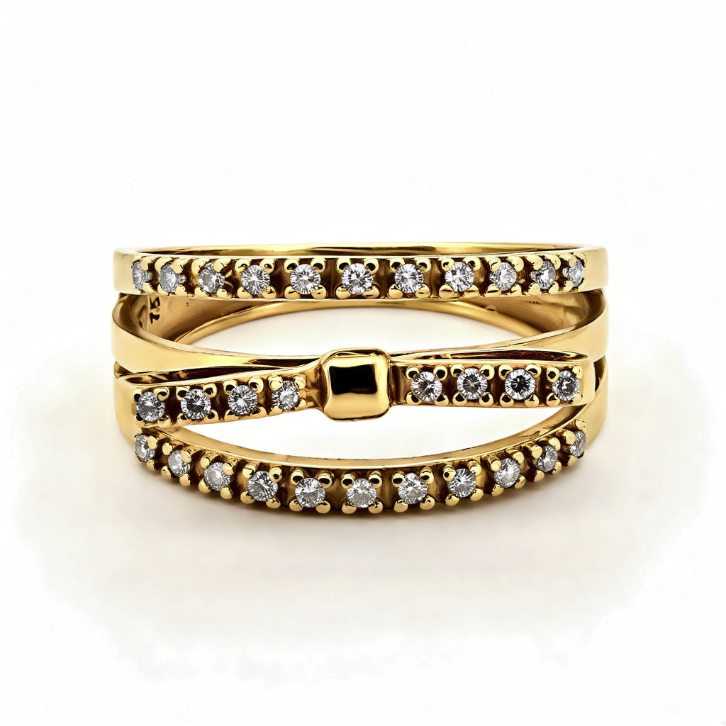 💎 Anel Vivara Laço Triplo - 3,9g