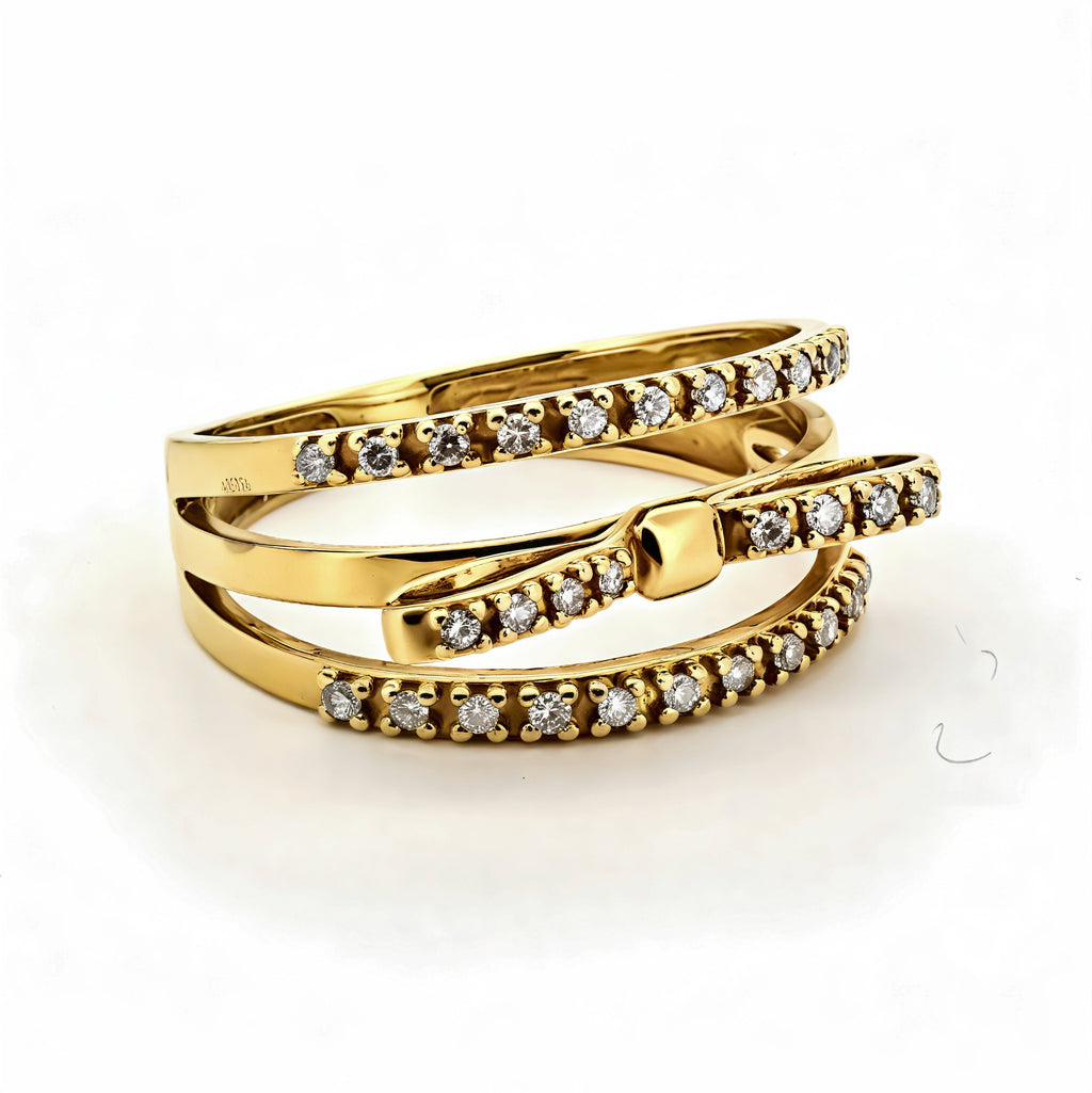 💎 Anel Vivara Laço Triplo - 3,9g