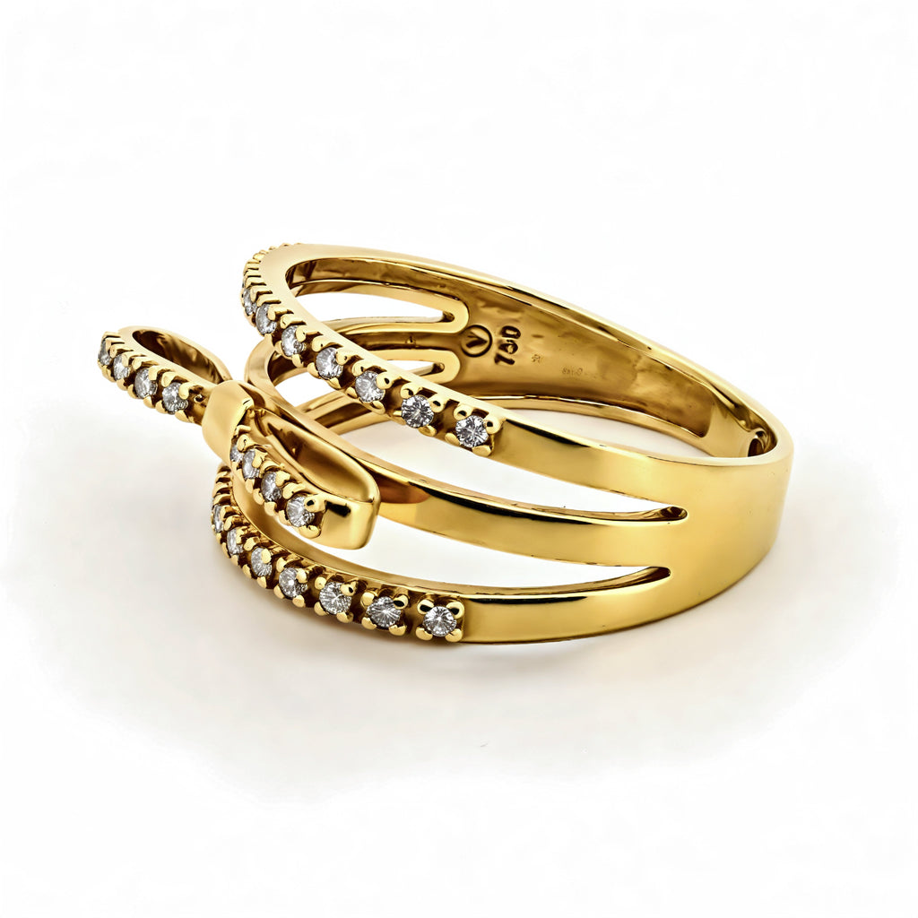 💎 Anel Vivara Laço Triplo - 3,9g