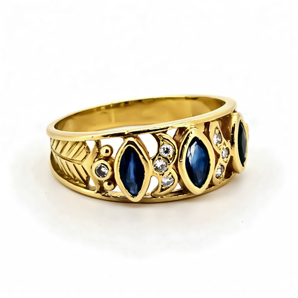 💎 Anel Monix Saphira D’Or - 4,6g